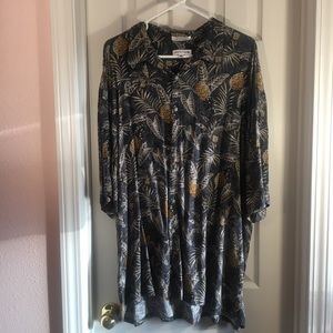 Pierre Cardin Button Down Shirt Short Sleeve XXL